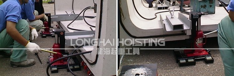 FR-100TL帶滑輪千斤頂使用案例 FR-100TL帶滑輪千斤頂使用案例