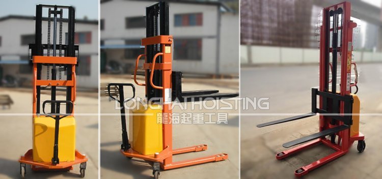 半電動(dòng)液壓堆高車(chē)圖片