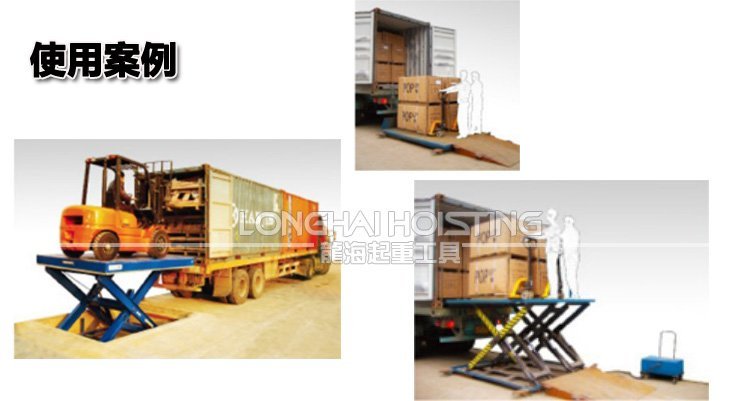 卡車(chē)用電動(dòng)升降平臺(tái)使用案例