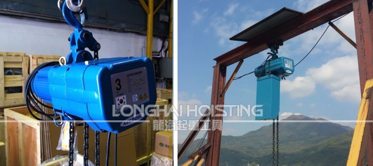 韓國KD-2環(huán)鏈電動葫蘆2噸~5噸應(yīng)用