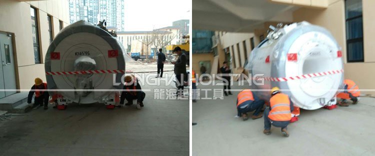 龍升LHUW手搖搬運小坦克應用 龍升LHUW手搖搬運小坦克應用