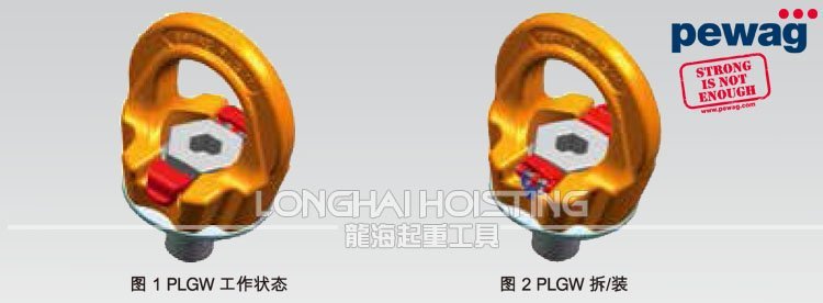 PLGW培瓦克超級旋轉吊環拆裝