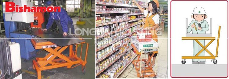 BISHAMON BX電動升降平臺車應用 BISHAMON BX電動升降平臺車應用