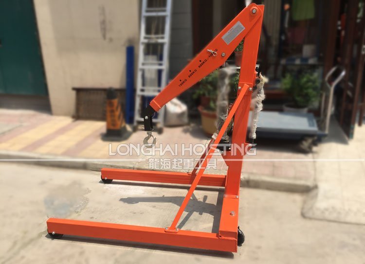 托盤式液壓小吊車實物
