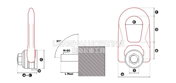 FE.DSR萬(wàn)向旋轉(zhuǎn)吊環(huán)尺寸