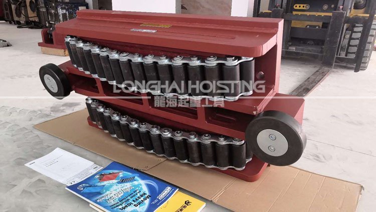 大型設(shè)備搬運(yùn)工具載重滾輪小車(chē)